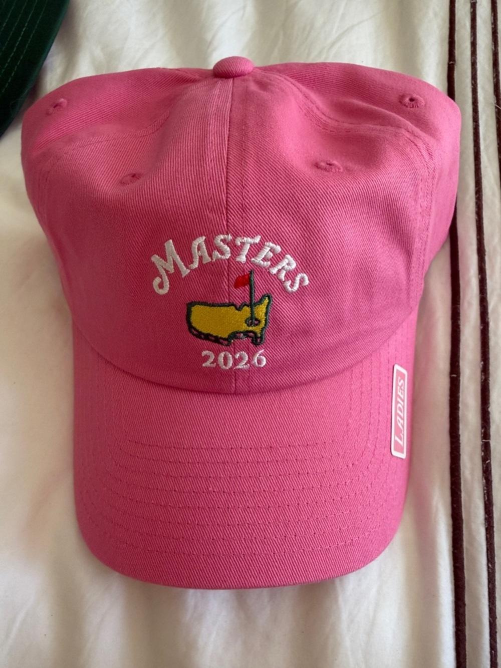 Masters Pink 2026 Embroidered Golf Cap